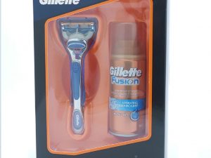 GILLETTE SHAVE GEL FUSION RAZOR & HYDRATING