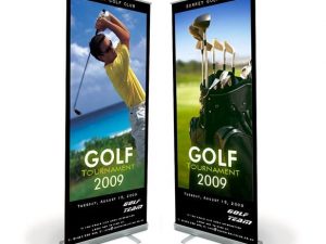 Rúllustandur (Pop up stand)